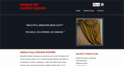 Desktop Screenshot of hangitallcurtains.com